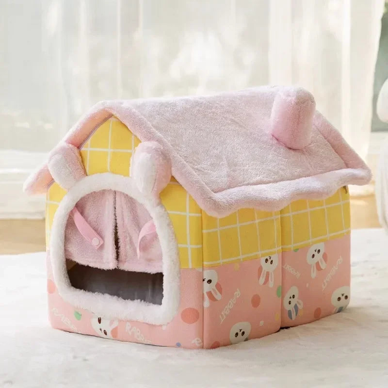 Indoor Winter Cat Dog House Deep Sleep Comfort Bed New Pet Nest Pets Tent Basket Cat Cave Cozy Dog Sofa Warm Cats Accessories