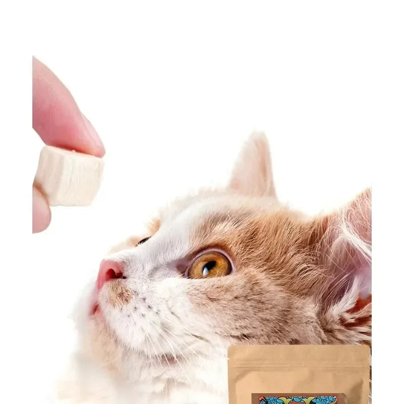 20/50g Cat Food Freeze-dried Chicken Cat Food of Dogs Pet Dry Food Pet Supplies Freeze-dried Chicken Granules Rich in Nutrition