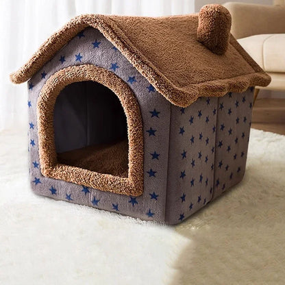 Indoor Winter Cat Dog House Deep Sleep Comfort Bed New Pet Nest Pets Tent Basket Cat Cave Cozy Dog Sofa Warm Cats Accessories