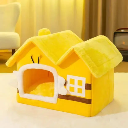 Indoor Winter Cat Dog House Deep Sleep Comfort Bed New Pet Nest Pets Tent Basket Cat Cave Cozy Dog Sofa Warm Cats Accessories