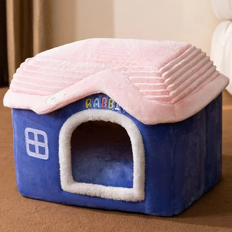 Indoor Winter Cat Dog House Deep Sleep Comfort Bed New Pet Nest Pets Tent Basket Cat Cave Cozy Dog Sofa Warm Cats Accessories