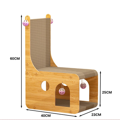 Cardboard Cat Scratcher House For Big Small Cat Funny Large Cardboard Cat House For Home Travel