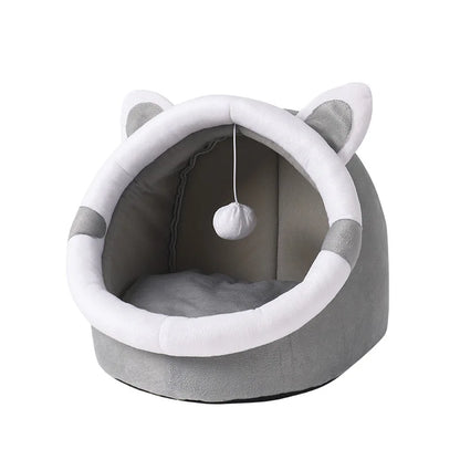 Cat Cave Bed – Semi-Closed Nest for All Seasons