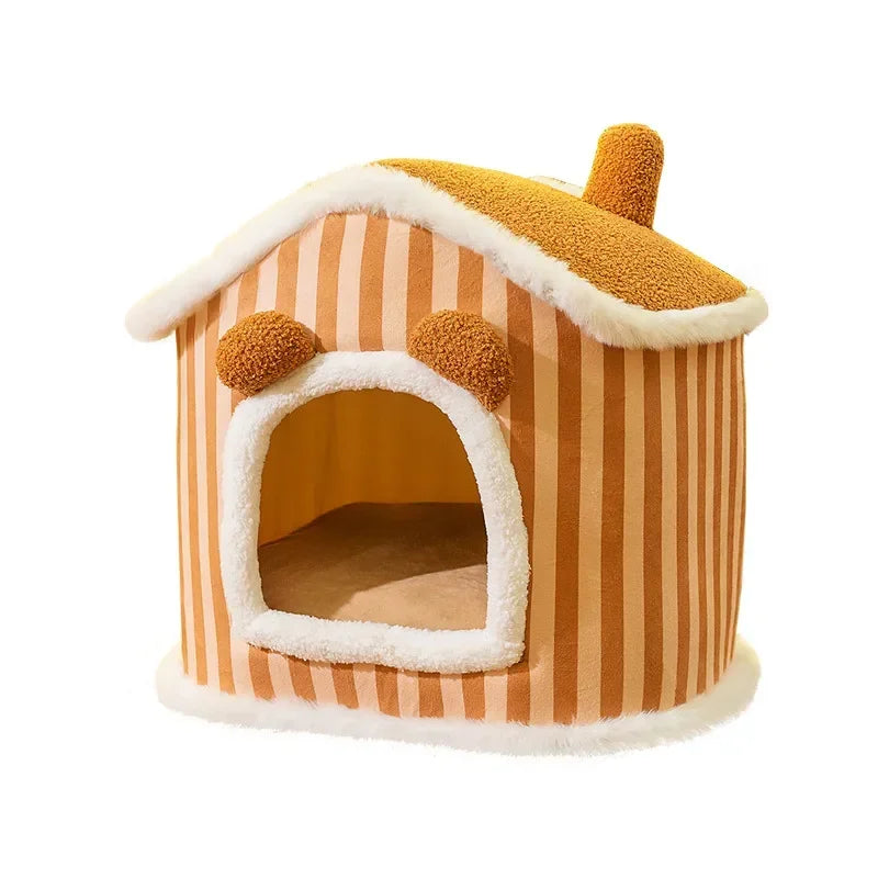 Indoor Winter Cat Dog House Deep Sleep Comfort Bed New Pet Nest Pets Tent Basket Cat Cave Cozy Dog Sofa Warm Cats Accessories