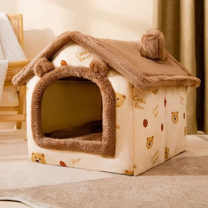 Indoor Winter Cat Dog House Deep Sleep Comfort Bed New Pet Nest Pets Tent Basket Cat Cave Cozy Dog Sofa Warm Cats Accessories