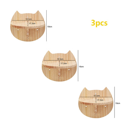 Wall-Mounted Cat Tree with Hammock