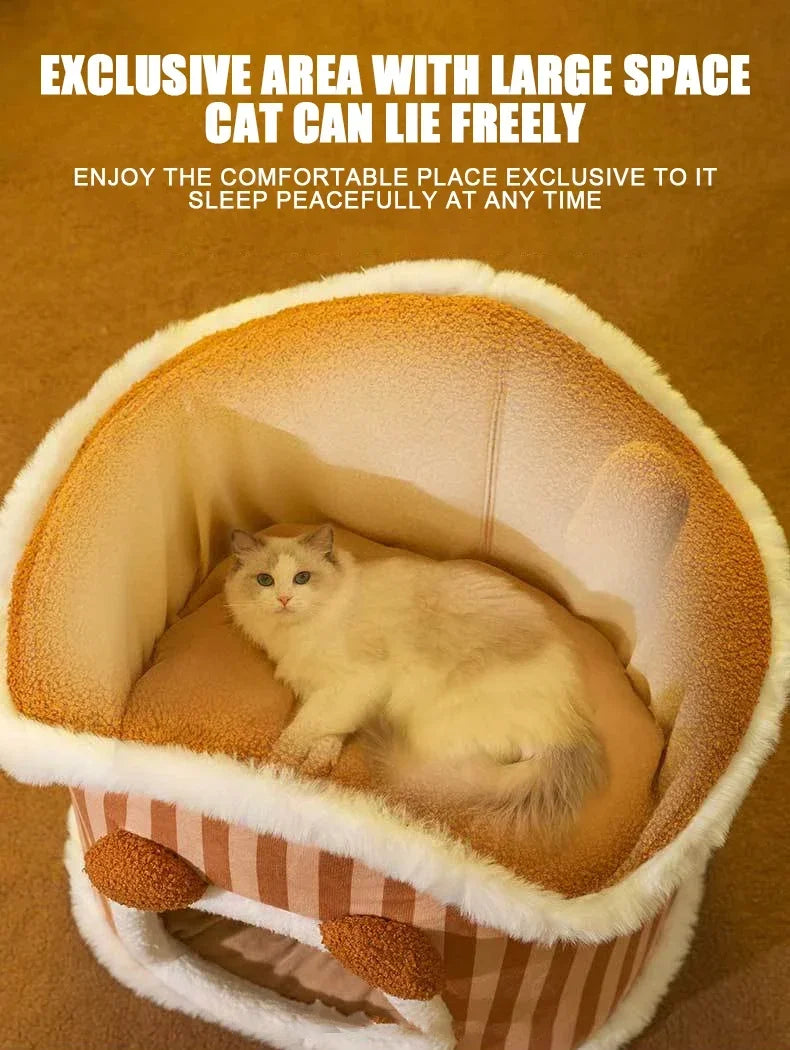 Indoor Winter Cat Dog House Deep Sleep Comfort Bed New Pet Nest Pets Tent Basket Cat Cave Cozy Dog Sofa Warm Cats Accessories