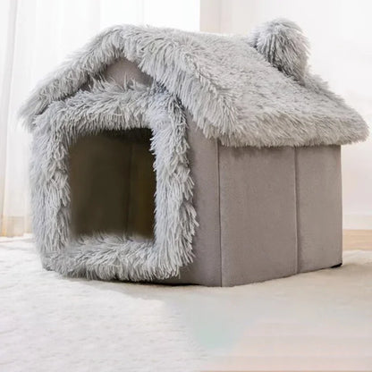 Indoor Winter Cat Dog House Deep Sleep Comfort Bed New Pet Nest Pets Tent Basket Cat Cave Cozy Dog Sofa Warm Cats Accessories
