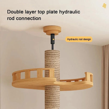 Cat Tree Multilayer Rotatable Moisture Proof Breathable Scratching Posts Save space Cat Tower For Home Indoor Cats Shelves 캣타워